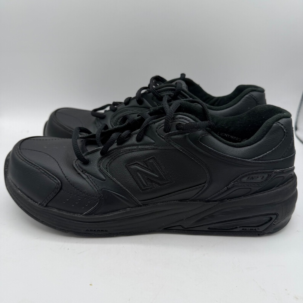 New Balance walking shoes Men 10.5 WW927BK Black Rollbar Abzorb EUC